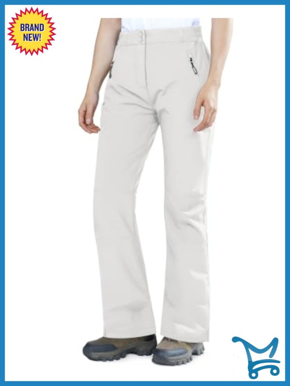 Fleece Lined Waterproof Ski Snow Hiking Pants